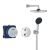 Grohe Precision Thermostat Unterputz Duschsystem mit Rapido SmartBox, Vitalio Start 250 Kopfbrause und Handbrause
