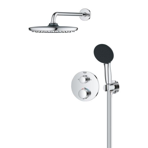 Grohe Precision Thermostat chróm Skrytý sprchový systém Vitalio Start 250