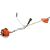 ECHO SRM-222ES/U petrol brush cutter, powerful grass trimmer for lawn edging