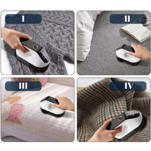 Aparat de curatat scame, 3 trepte, afisaj LCD, incarcare USB, pentru toate tipurile de tesaturi 125089305 - Sersimo