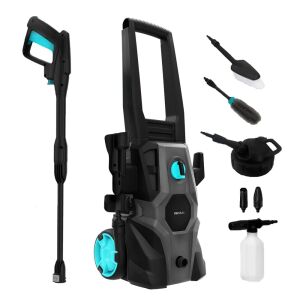 Cecotec HydroBoost 1600 Car&Garden magasnyomású mosó, 1600 W, Otthon, Kert vagy Autó, 468 l/h áramlás, 135 bar nyomás, Alumínium szivattyú, 14 m hatótávolság, Multicolor 125089683 - Cecotec