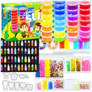 SLIME GLUTE MAKING KIT 120in1 CREATIVE JUMBOBOX KÉSZLET ELŐADÓ