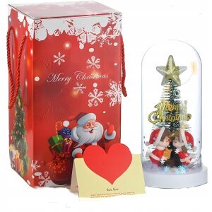 Örök karácsonyfa LED üvegben -A tökéletes karácsonyi ajándék, mint az igazi!