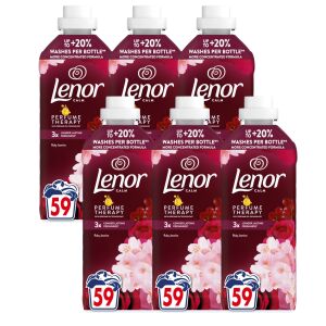 Lenor Ruby Jasmine Balsam de rufe 354 spălări, pachet de 6 bucăți - Clătiți
