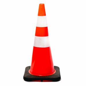 Rugalmas közlekedési kúp fényvisszaverő szalaggal, 70 cm 125098135 - Jelzőbója