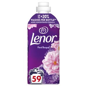 Lenor Floral Bouquet fabric softener, 59 washes, 1239ml bottle - Liquid fabric softener