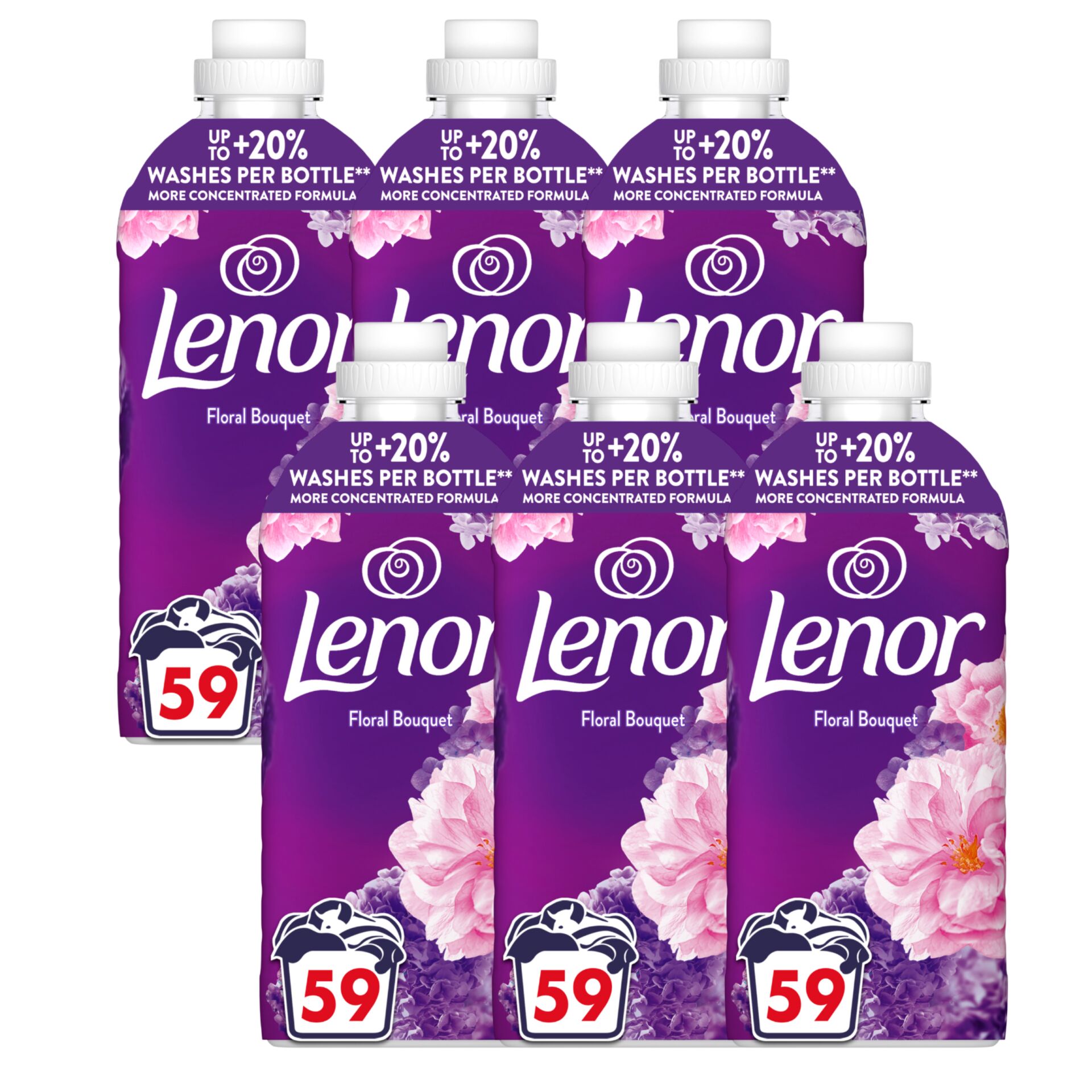 E-shop Lenor Flower Bouqet Rinse 354 umývanie 6x1239ml