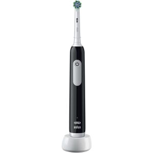 Periuță de dinți electrică Oral-B Pro 1, neagră, tehnologie de curățare 3D, 3 moduri, senzor de presiune, 1 cap de periuță - Oral-B