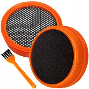 Set de 2 filtre HEPA pentru aspirator Philips SpeedPro cu perie de curățare, compatibil cu SpeedPro Aqua, 5000 Aqua, FC6721, FC6722, FC6723, FC6724, FC6725, FC6726, FC6727, FC6728, FC6729, Dexxer - Filtre pentru aspirator