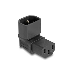 Delock Stromadapter IEC 60320 - C14 - C13, Stecker \/ Buchse, 10 A, 90° gewinkelt (80472) 125100212 - Netzkabel