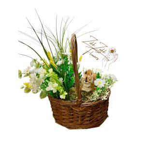 Virágos Mókus Kosár