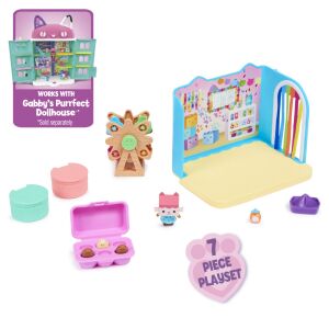 Gabi babaháza Deluxe Baby Box szoba 7 darabos játékszett, kibontva - Spin Master