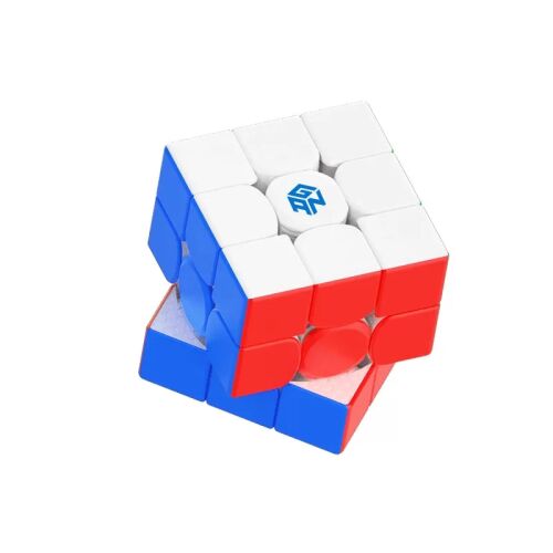 GAN 11 Air Speed Cube, teilweise gelöst, weiß