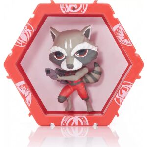 Marvel Rocket Raccoon WOW! PODS figura közelről, gyűjthető kijelző - Wow! Stuff
