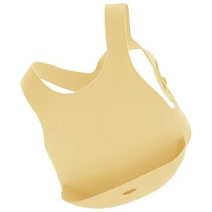 Baveta Flexi Bib Minikoioi, 100% Premium Silicone – Mellow Yellow 125105526 - Bavete, șervețele pentru bebe și Fotolii suspendate