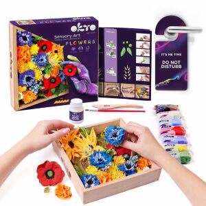 Wood & Craft Kreativset - Blumen, 21*21cm - Freiheit