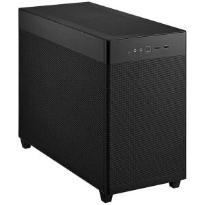 ASUS AP201 PRIME Mesh Small Tower Computergehäuse, schwarz, Vorderansicht - Computergehäuse