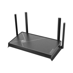 TP-Link Archer BE230 Wi-Fi 7 router, ferde nézet a készülék tetejéről és oldaláról - TP-Link