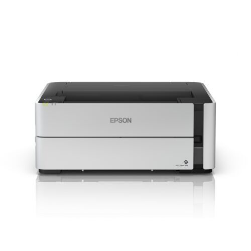 Čiernobiela atramentová tlačiareň Epson EcoTank M1180, pohľad spredu
