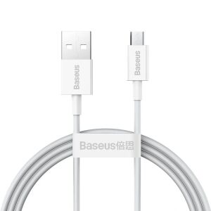 Kabel Baseus Baseus Superior USB-A / micro USB 2A 1m - biały 125107238 - Ładowarka, kabel ładowarki i inne kable