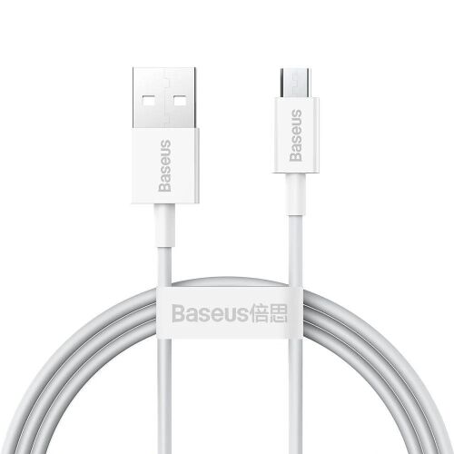 Kabel Baseus Baseus Superior USB-A / micro USB 2A 1m - biały 125107238