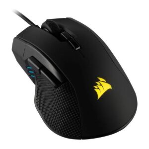 Corsair IRONCLAW RGB vezetékes játékmouse, fekete, ferde nézet - Corsair