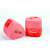 Nebulo dual hole pencil sharpener with container, pink