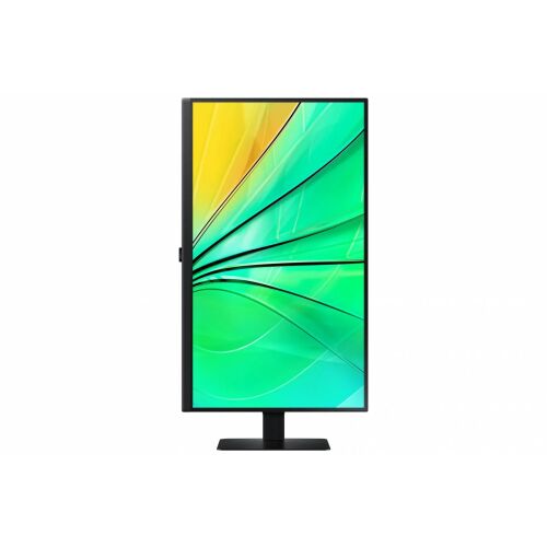 Samsung ViewFinity S6 27 hüvelykes monitor, elülső nézet, fekete