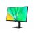 Samsung ViewFinity S6 27 inch monitor, side view, black