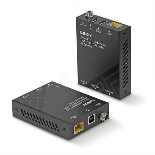 Lindy Cat.6 HDMI 4k60 KVM Extender, distanta maxima 70m latime 125114853
