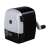 Deli 629B Rotary Pencil Sharpener, black and grey, for standard and thick pencils