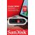 SanDisk Cruzer Glide 64GB USB 2.0 pendrive, fekete vörös csúszkával, laptopon