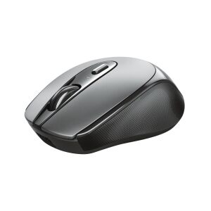 Trust Zaya Wireless Rechargeable Mouse, schwarz, ergonomisches Design, 1600 DPI, optischer Sensor, USB-Empfänger im Lieferumfang enthalten - Trust