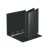 Esselte Black A4 Ring Binder, 5cm, 4 D-Rings, Open and Closed View