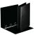 Esselte Black A4 Ring Binder, 5cm, 4 D-Rings, Open View