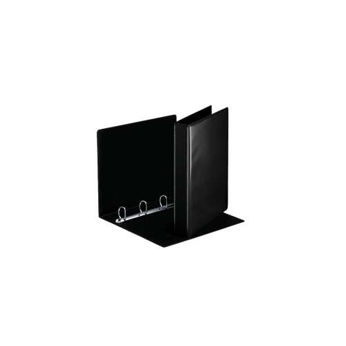Esselte black A4 panorama ring binder with 4 D-rings
