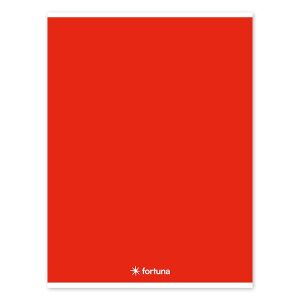 Füzet vonalas FORTUNA Monocolor A/4 32 lapos piros 125122449 - Fortuna