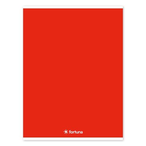 Füzet vonalas FORTUNA Monocolor A/4 32 lapos piros 125122449