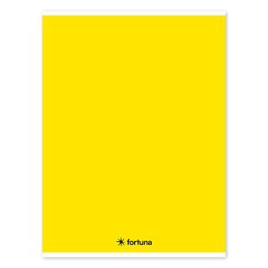 Füzet vonalas FORTUNA Monocolor A/4 32 lapos sárga 125122453 - Fortuna