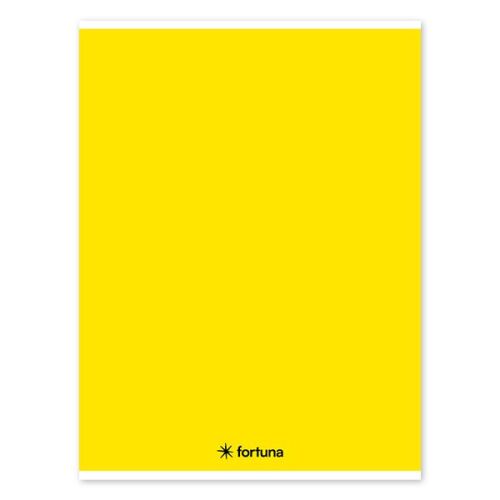 Füzet vonalas FORTUNA Monocolor A/4 32 lapos sárga 125122453