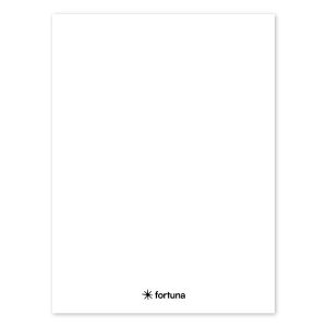 Füzet vonalas FORTUNA Monocolor A/4 32 lapos fehér 125122456 - Fortuna