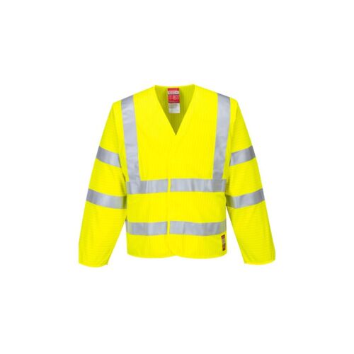 Portwest Jól láthatósági antisztatikus kabát - Lángálló