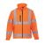 Portwest Jól láthatósági Softshell dzseki, narancssárga, elölnézet, eltávolított ujjakkal