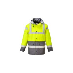 Portwest Hi-Vis Contrast Traffic kabát, jól láthatósági munkaruha - Láthatósági ruházat