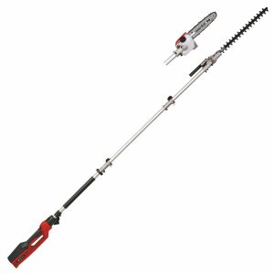 Einhell GC-HC 90/2046 T 2-w-1 elektryczny sekator do żywopłotu i gałęzi na białym tle - Einhell