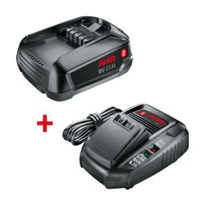 Set acumulator și încărcător Al-Ko 18V 2.5Ah, compatibil cu uneltele Bosch Home & Garden - Baterii și încărcătoare pentru unelte