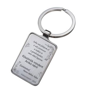 Gravírozott kulcstartó - Óvónéninek szeretettel 125136931 - Ajándék kulcstartó