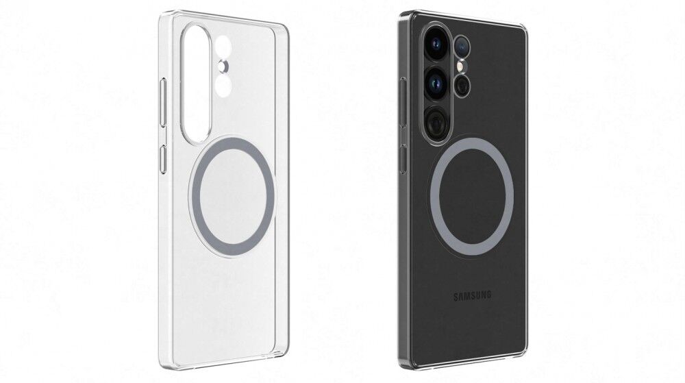 Samsung Galaxy S25 Ultra, Átlátszó, Mágneses, Gyári Mobiltelefon tok