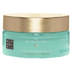 Scrub pentru corp Rituals, Karma Cleanse Your Mind & Body Holy Lotus & Organic White Tea, 250 g 125143981 - Exfoliante pentru corp