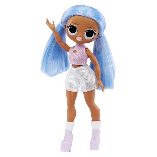L.O.L. Surprise! OMG Snowlicious Mode-Puppe mit blauen Haaren
